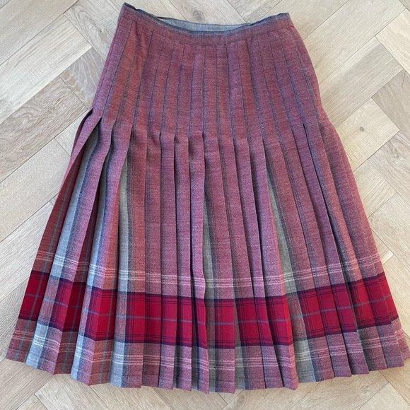 The Scotch House Vintage Tartan Reversible Skirt - Picture 2 of 4
